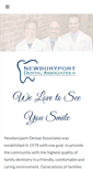 Mobile Screenshot of newburyportdental.com
